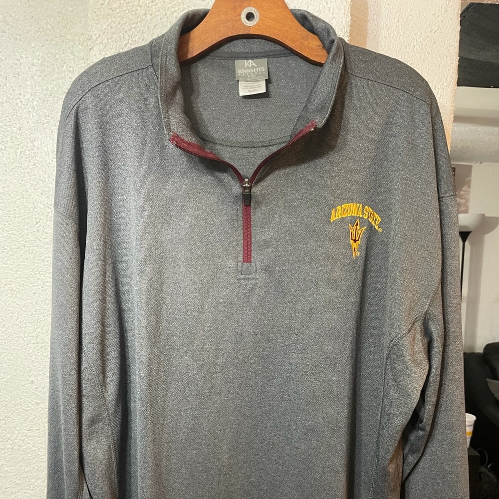 Men’s XL Knights Apparel ASU Sun Devil’s mock neck l/s sweatshirt